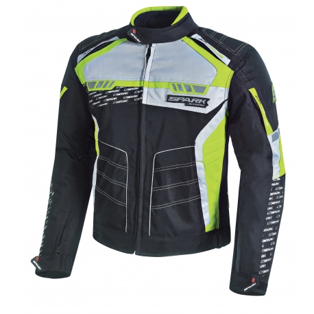 Moške - moto jakna Spark MIZZEN FLUO